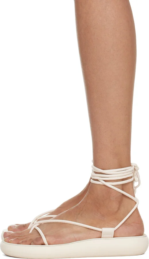 Ancient Greek Sandals Off-White Diakopes Comfort Sandals - Image 3