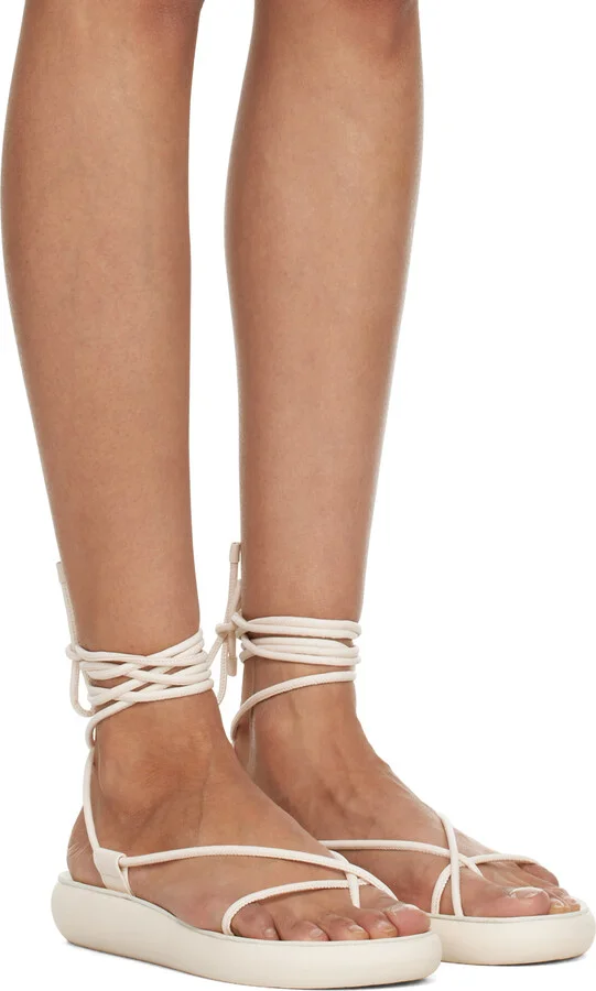 Ancient Greek Sandals Off-White Diakopes Comfort Sandals - Image 4