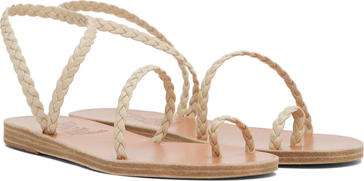 Ancient Greek Sandals Off-White Eleftheria Sandals - Image 4