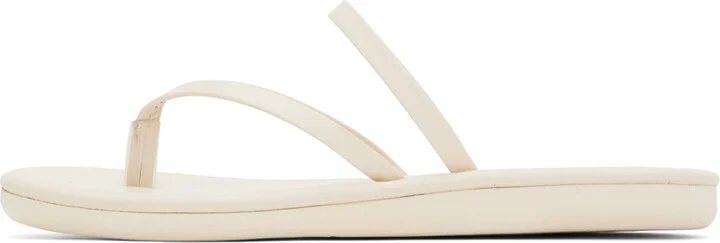 Ancient Greek Sandals Off-White Flip Flop Sandals - Image 3