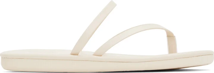 Ancient Greek Sandals Off-White Flip Flop Sandals