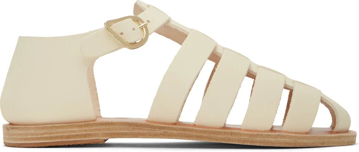 Ancient Greek Sandals Off-White Homeria Sandals