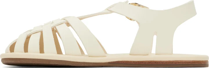 Ancient Greek Sandals Off-White Karina Sandals - Image 3