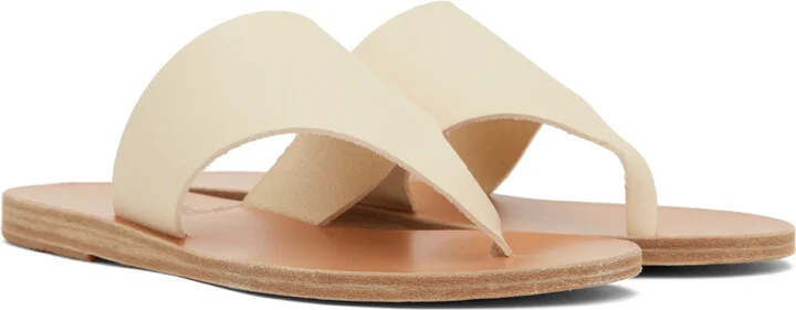 Ancient Greek Sandals Off-White Mera Sandals - Image 4