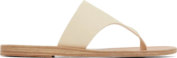 Ancient Greek Sandals Off-White Mera Sandals