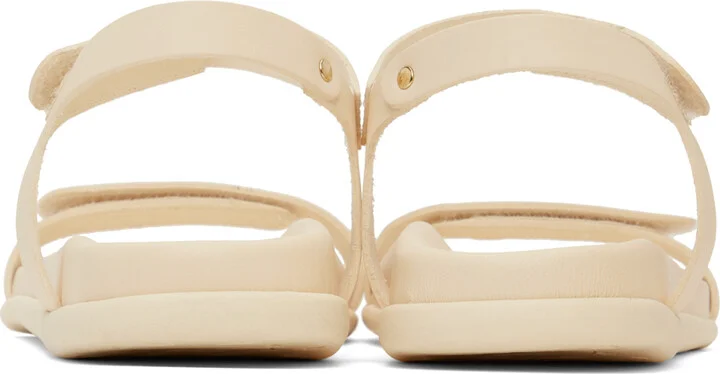 Ancient Greek Sandals Off-White Poros Sandals - Image 2
