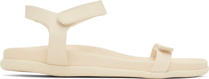 Ancient Greek Sandals Off-White Poros Sandals