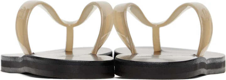 Ancient Greek Sandals Off-White Saionara Jelly Flip-Flops - Image 2