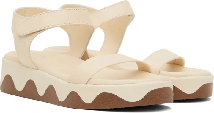Ancient Greek Sandals Off-White Salamina Sandals - Image 4