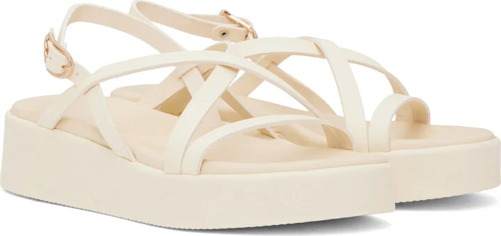 Ancient Greek Sandals Off-White Silia Sandals - Image 4