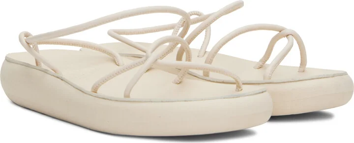 Ancient Greek Sandals Off-White Taxidi Comfort Sandals - Image 4