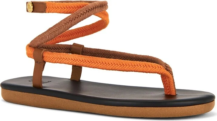 Ancient Greek Sandals Ormi Sandal in Orange - Image 2