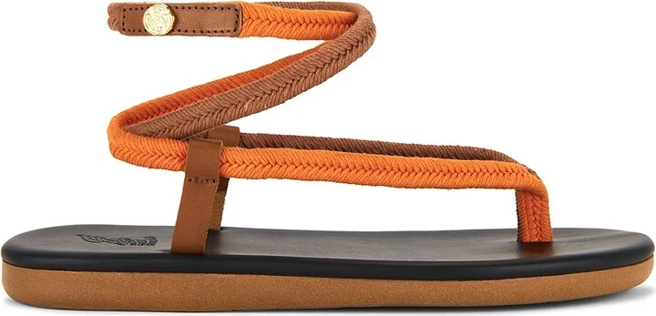 Ancient Greek Sandals Ormi Sandal in Orange