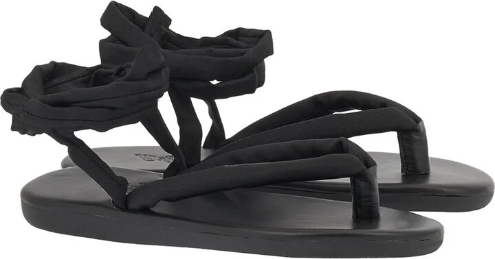 Ancient Greek Sandals Puffy Lace Up Sandal