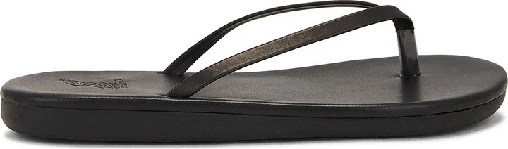 Ancient Greek Sandals Saionara Flip Flop in Black