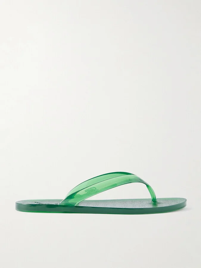 Ancient Greek Sandals - Saionara Jelly Pvc Flip Flops - Green