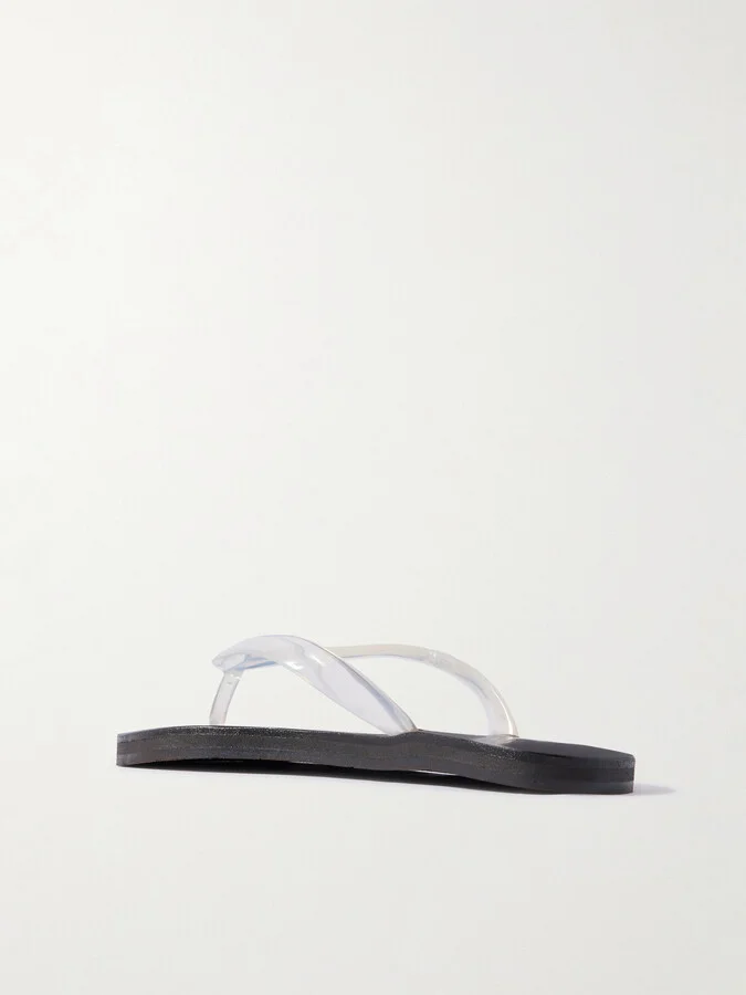 Ancient Greek Sandals - Saionara Jelly Pvc Flip Flops - Neutrals - Image 3
