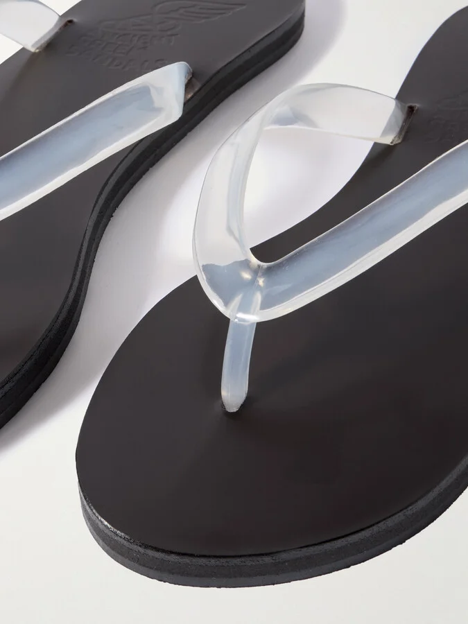 Ancient Greek Sandals - Saionara Jelly Pvc Flip Flops - Neutrals - Image 4