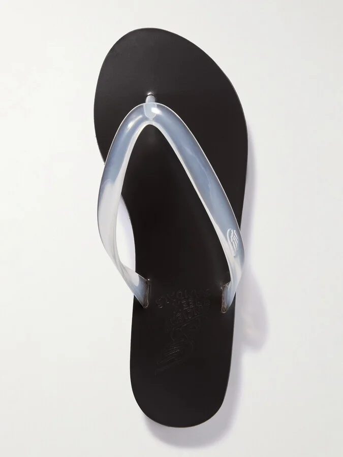 Ancient Greek Sandals - Saionara Jelly Pvc Flip Flops - Neutrals - Image 5