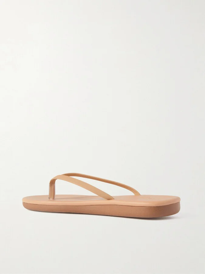 Ancient Greek Sandals - Saionara Leather Flip Flops - Brown - Image 3