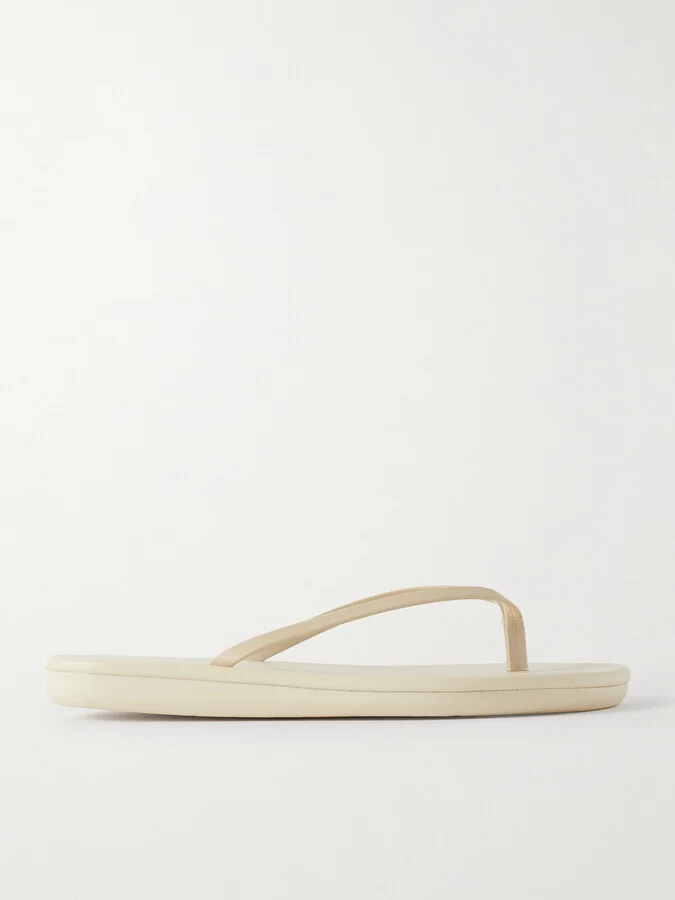 Ancient Greek Sandals - Saionara Leather Flip Flops - Off-white