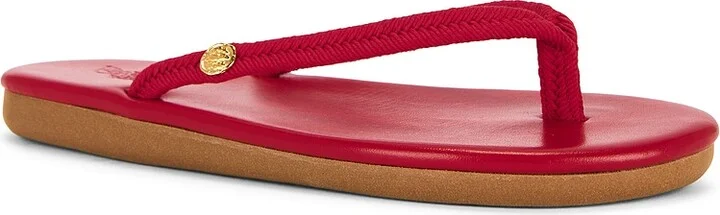 Ancient Greek Sandals Saionara Rope Sandal in Red - Image 2