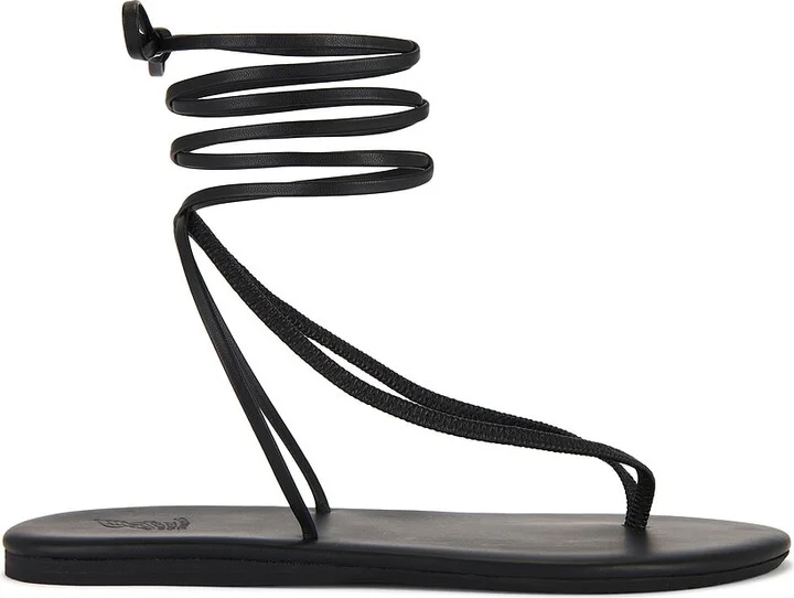Ancient Greek Sandals Sfendoni Sandal in Black