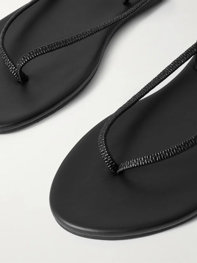 Ancient Greek Sandals - Sfendoni Sandals - Black - Image 4