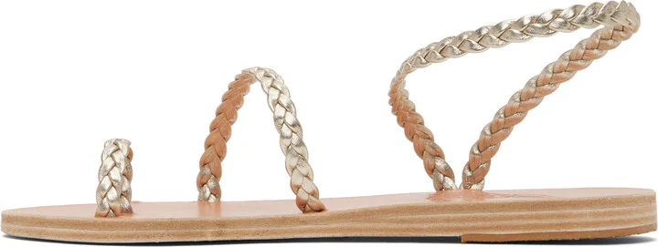Ancient Greek Sandals Silver Eleftheria Sandals - Image 3