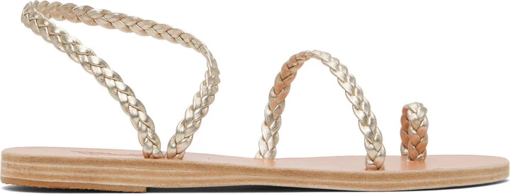 Ancient Greek Sandals Silver Eleftheria Sandals