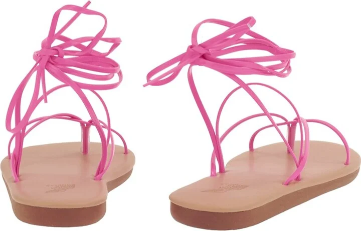 Ancient Greek Sandals String Flip Flop Leather Sandal - Image 2