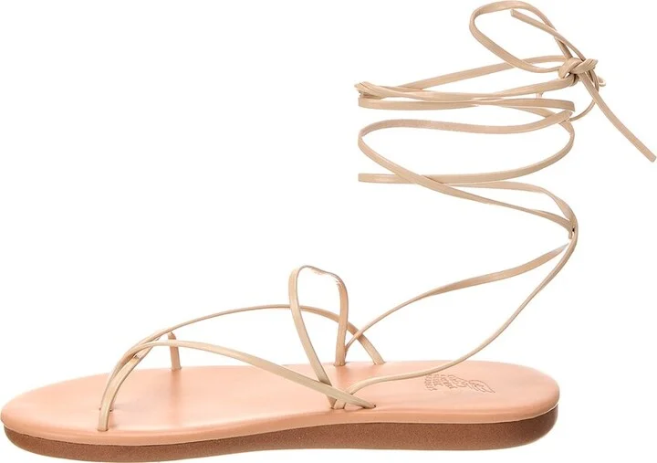 Ancient Greek Sandals String Flip Flop Leather Sandal - Image 2