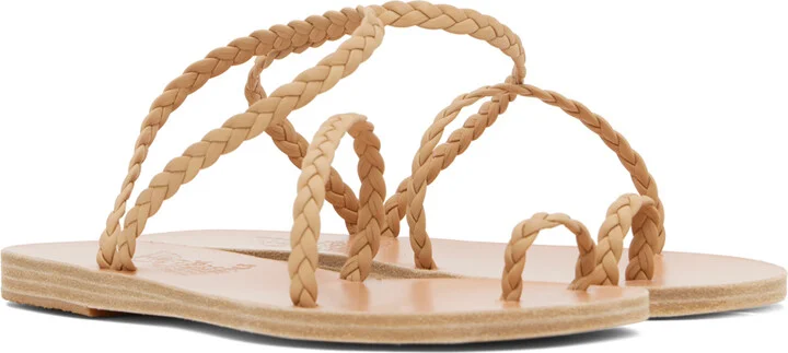 Ancient Greek Sandals Tan Eleftheria Sandals - Image 4