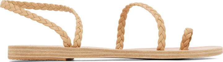 Ancient Greek Sandals Tan Eleftheria Sandals