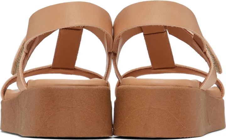 Ancient Greek Sandals Tan Myrto Sandals - Image 2
