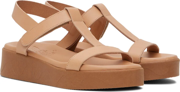 Ancient Greek Sandals Tan Myrto Sandals - Image 4