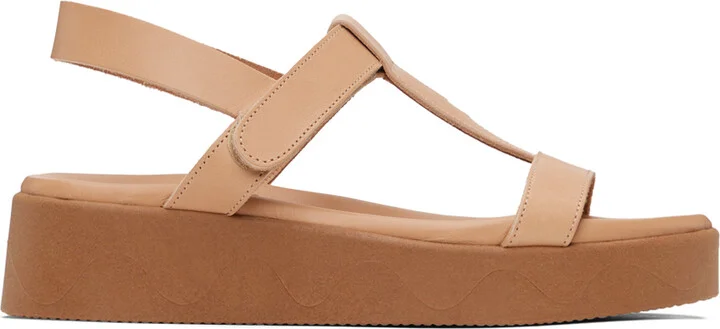 Ancient Greek Sandals Tan Myrto Sandals