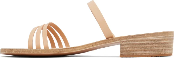 Ancient Greek Sandals Tan Siopi Heeled Sandals - Image 3