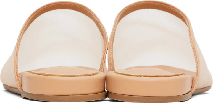 Ancient Greek Sandals Tan 'The Slipper' Mules - Image 2