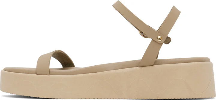 Ancient Greek Sandals Taupe Irida Sandals - Image 3
