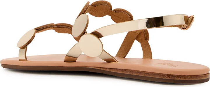 Ancient Greek Sandals Titania Metallic Leather Sandals - Image 2