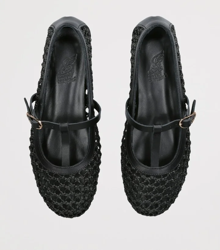 Ancient Greek Sandals Woven Aerati Ballet Flats - Image 4