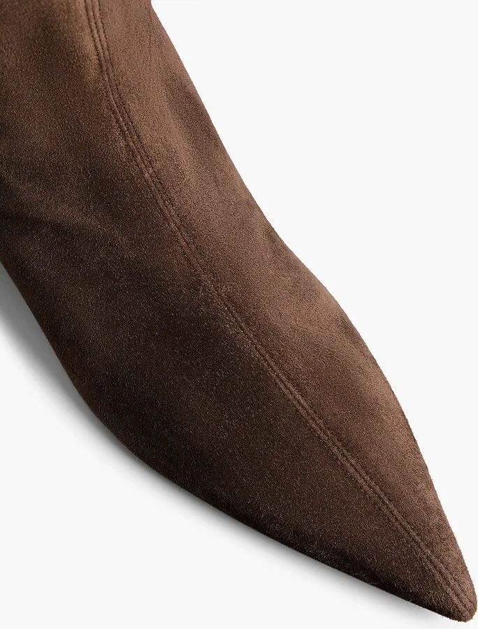 Andee Knee-High Boot in Ebano Suede - Image 4