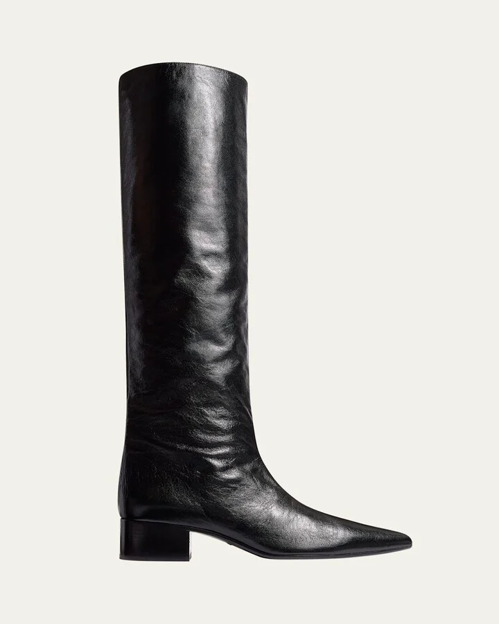 Andee Leather Knee Boots