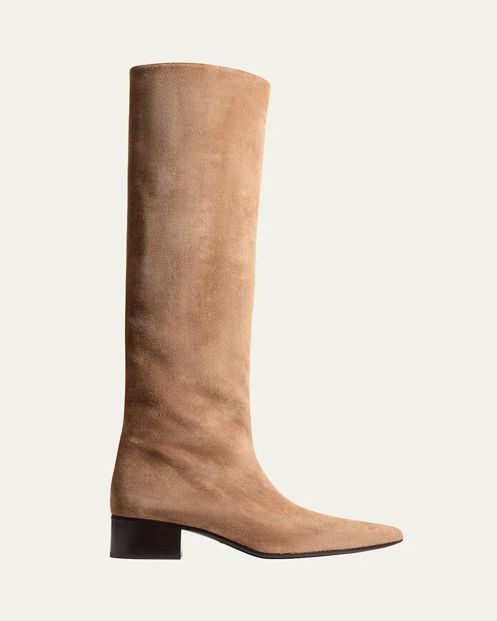 Andee Suede Knee Boots