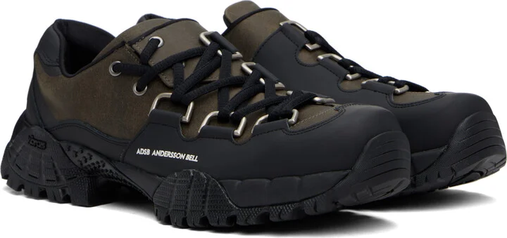 Andersson Bell Black & Brown Trainer Diagonale Sneakers - Image 4