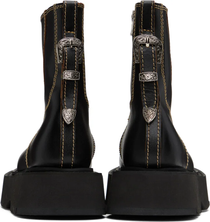 Andersson Bell Black Fia Ankle Boots - Image 2