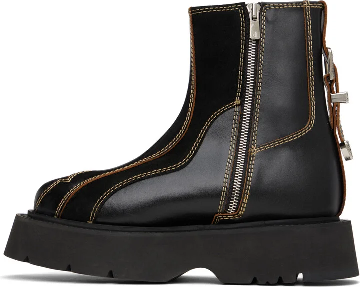 Andersson Bell Black Fia Ankle Boots - Image 3