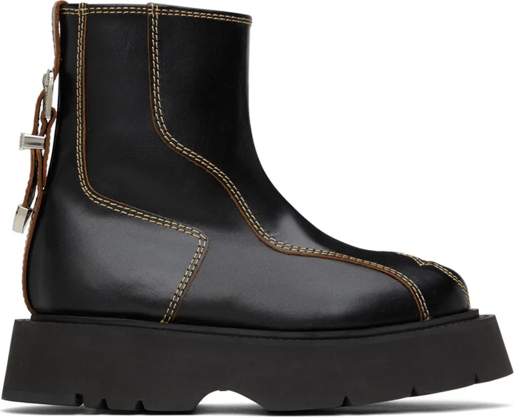 Andersson Bell Black Fia Ankle Boots