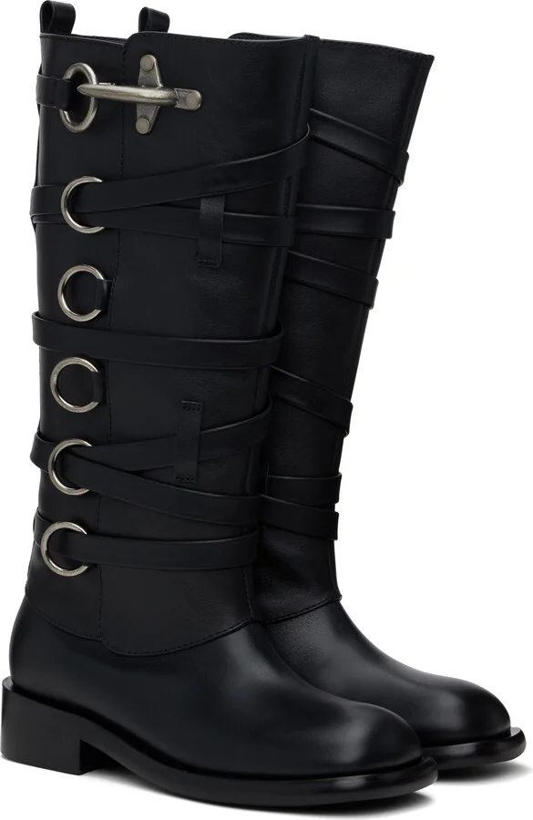 Andersson Bell Black Harness Boots - Image 4
